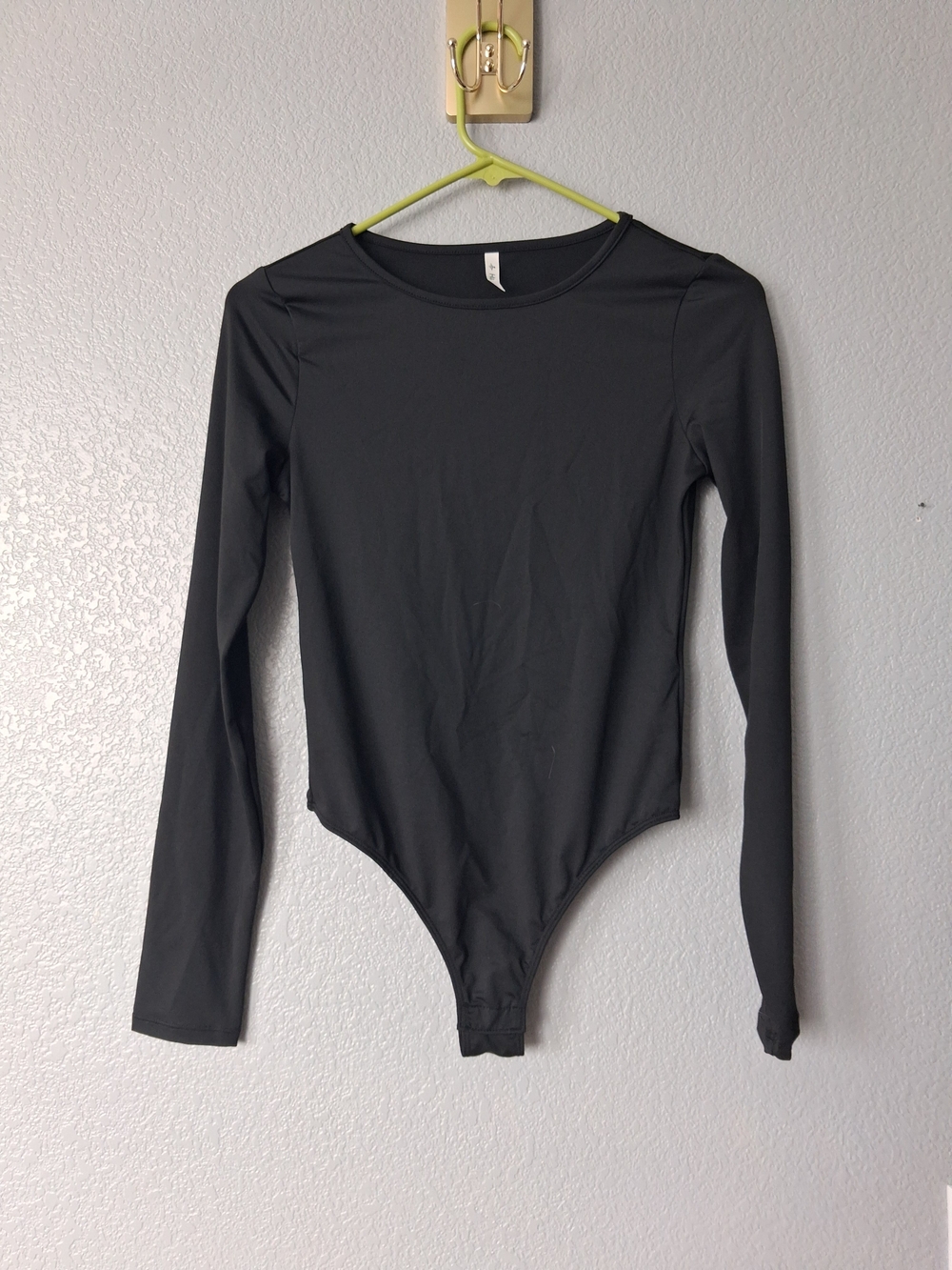 HALARA Black Long Sleeve One-Piece Swimsuit